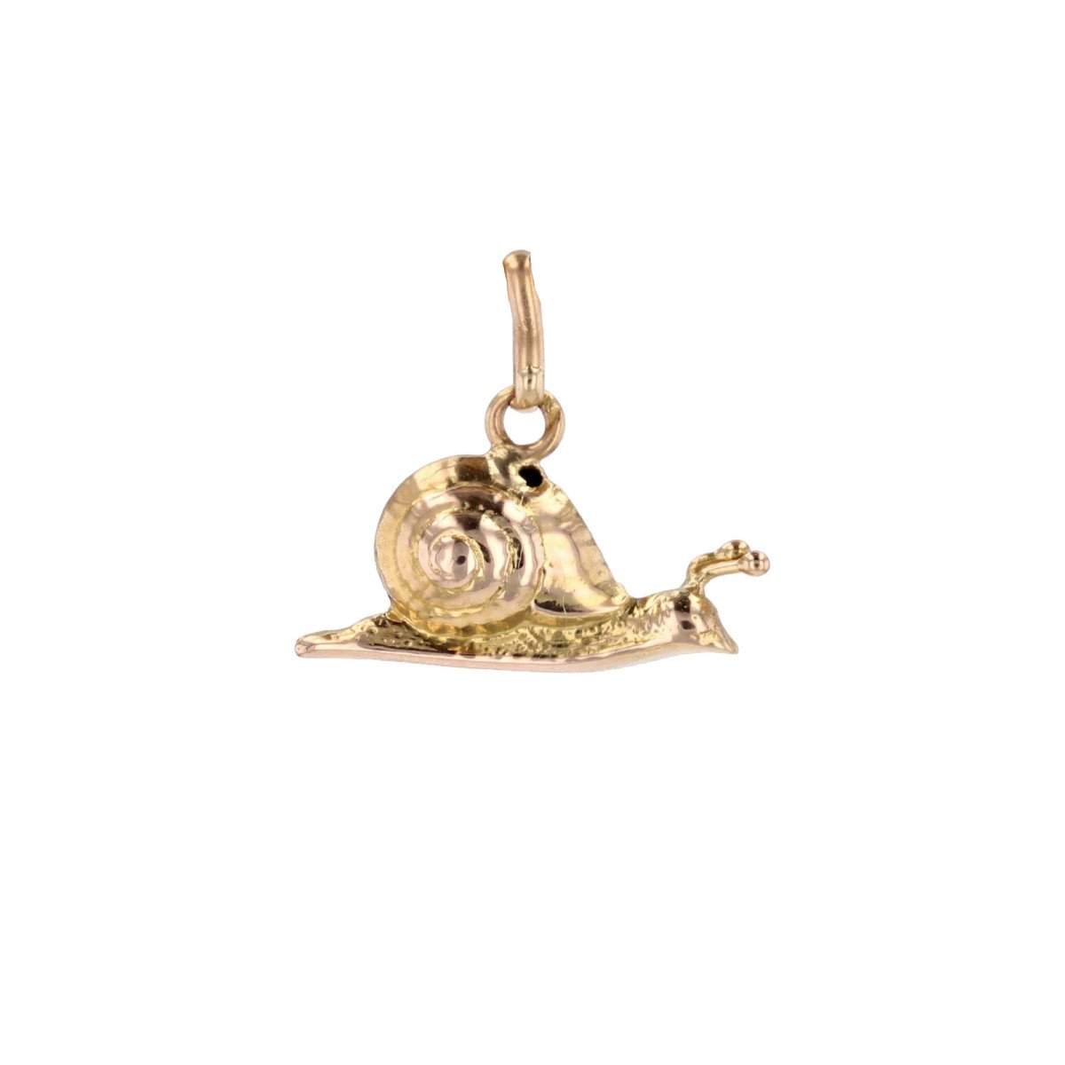 Pendentif Breloque Or Jaune Escargot