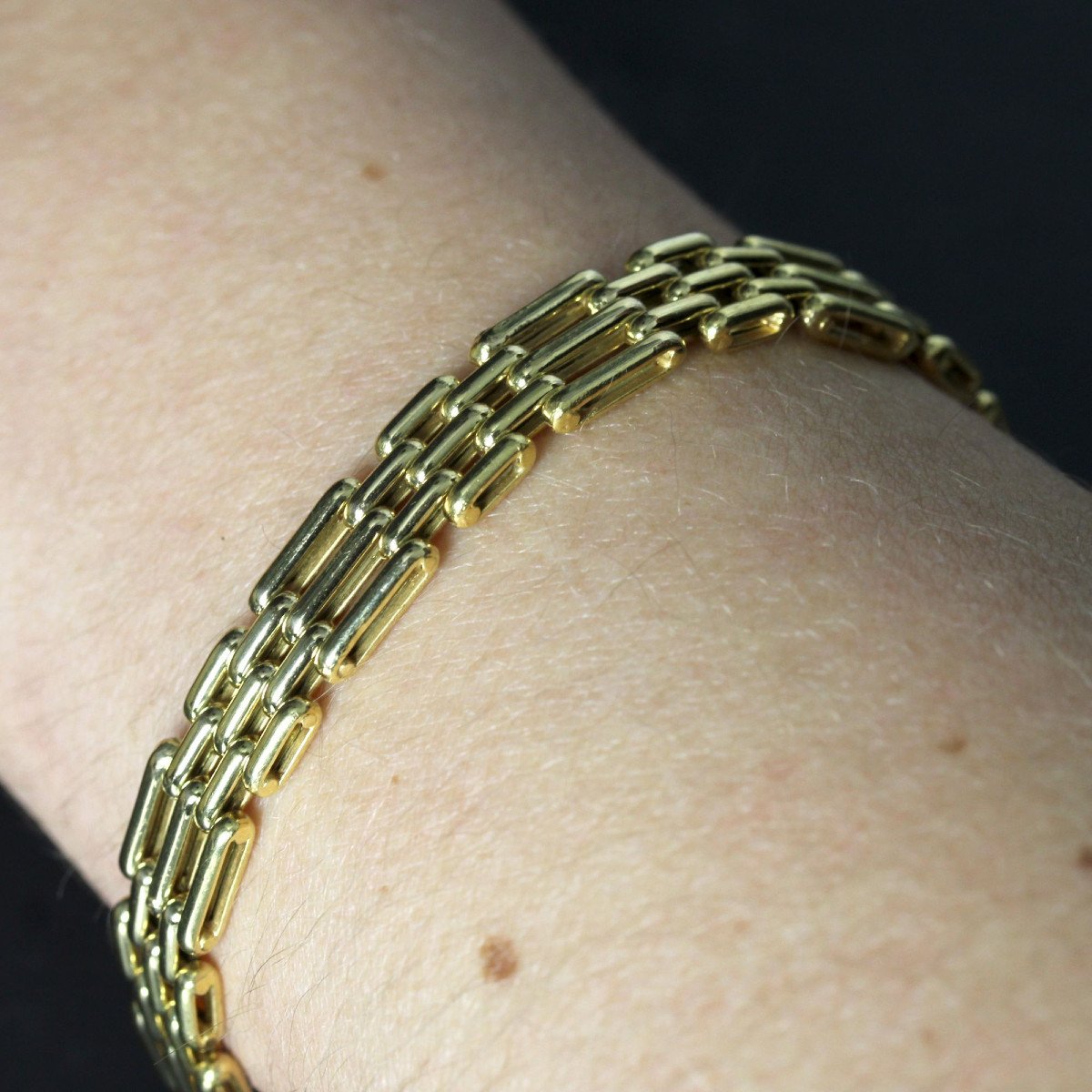 Bracelet Or Jaune Caplain-photo-2