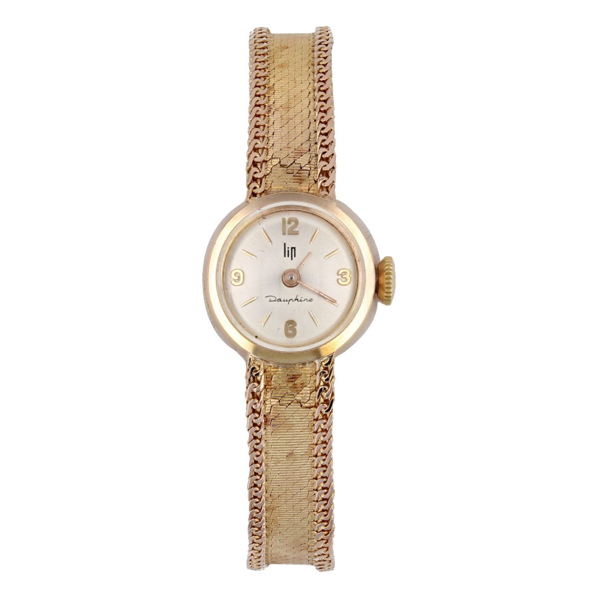 Lady's Yellow Gold Lip Watch