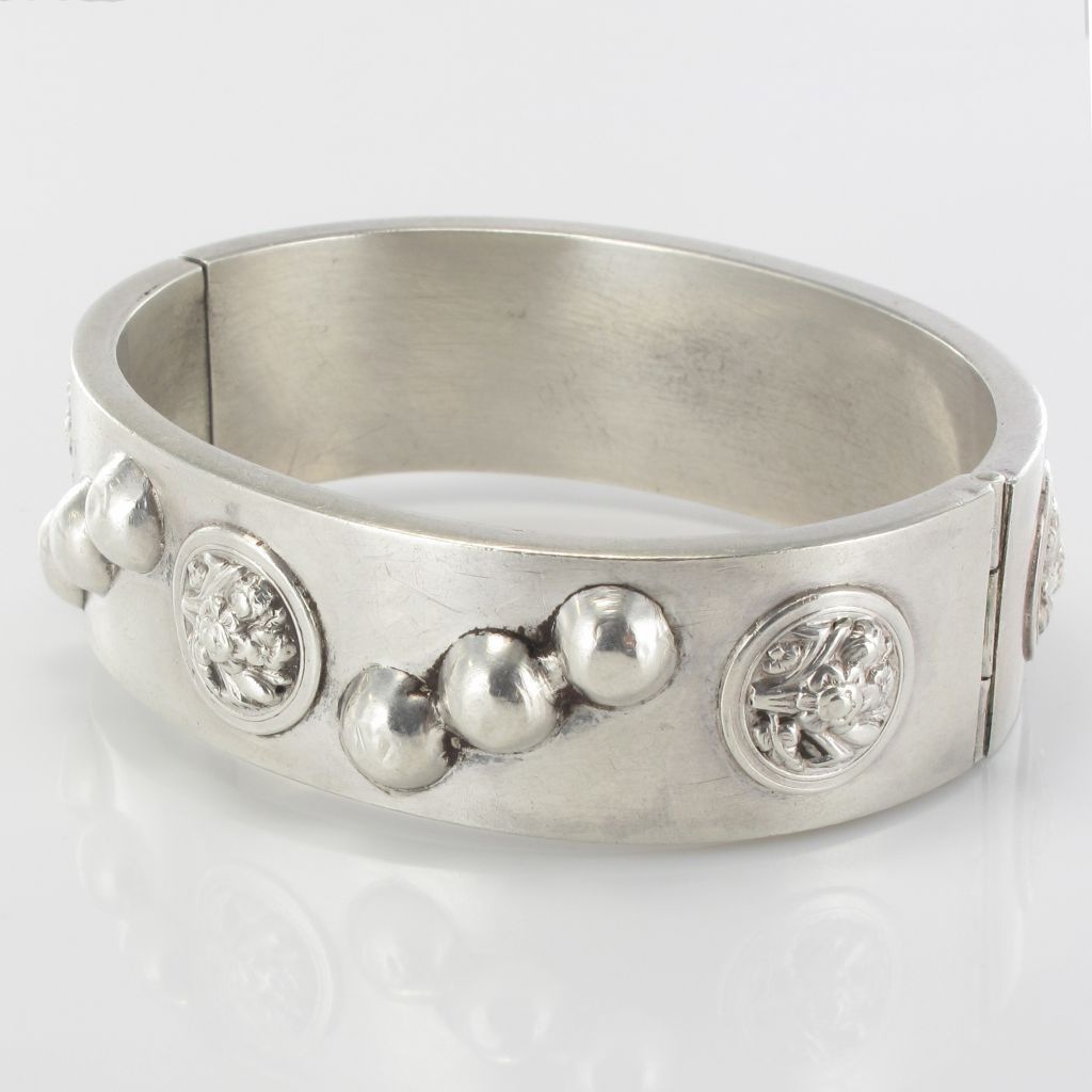 Decorated Bracelet Old Silver Rush-photo-3