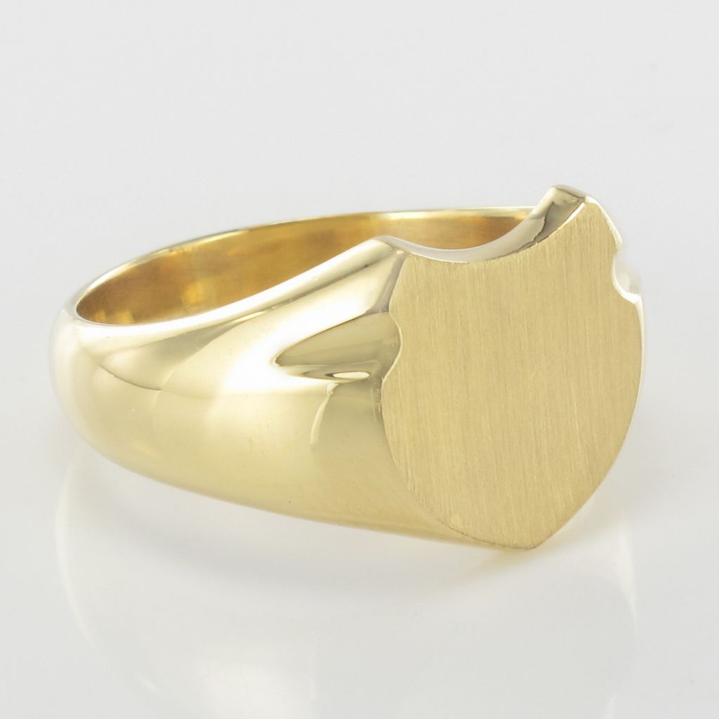 Art Deco Gold Signet Ring-photo-3