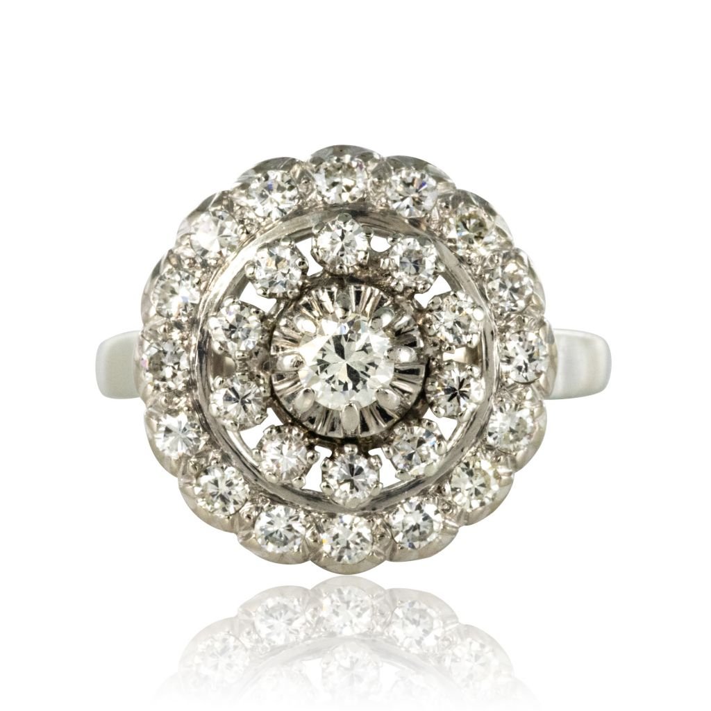 Bague ronde diamant new arrivals