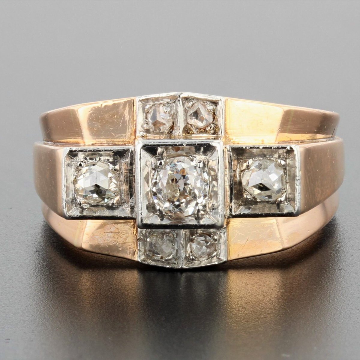 Tank Diamond Bridge Ring-photo-3