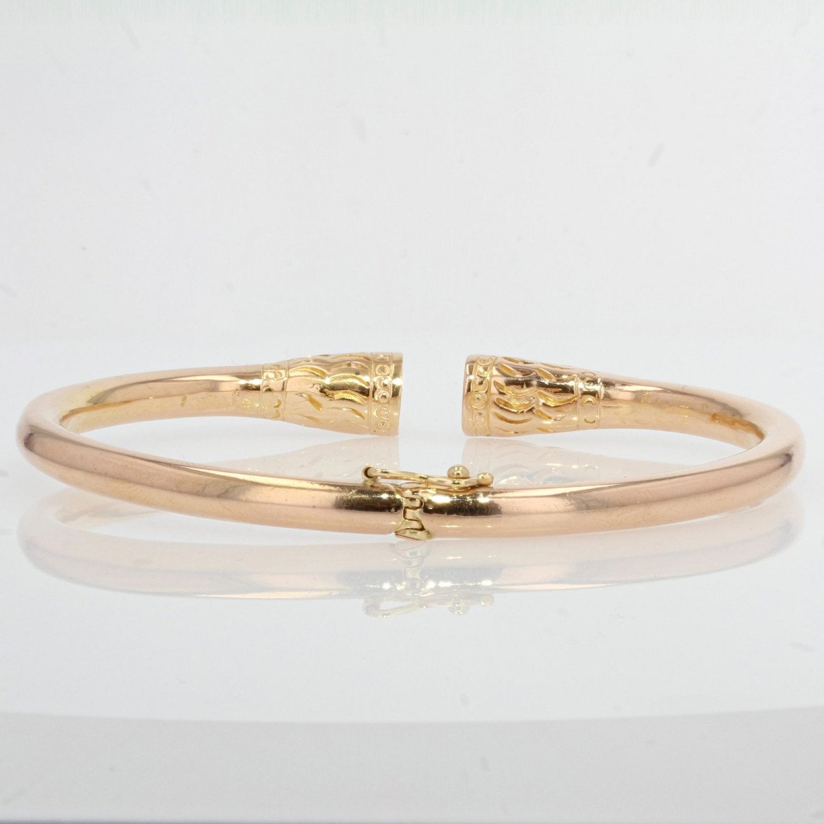 Solid Gold Bangle Bracelet-photo-1