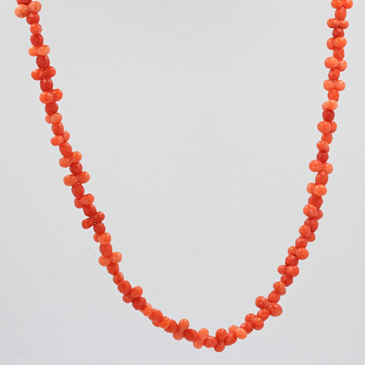 Antique Coral Necklace-photo-3