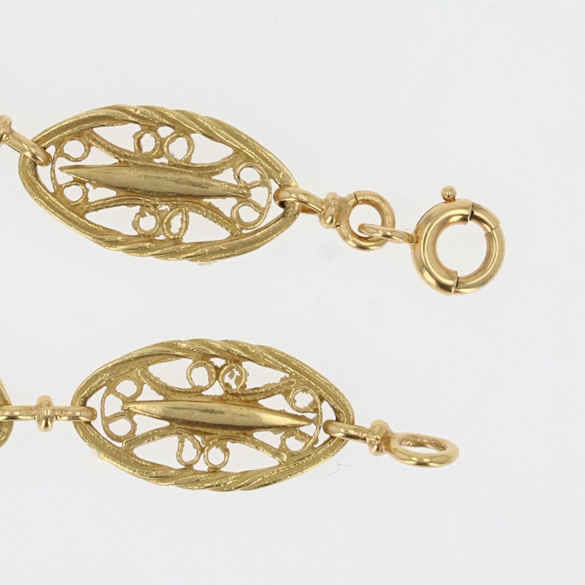 Filigree Yellow Gold Bracelet-photo-1