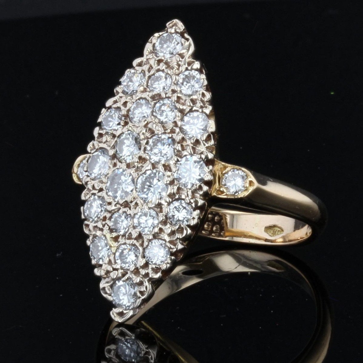 Vintage Marquise Diamond Ring-photo-4