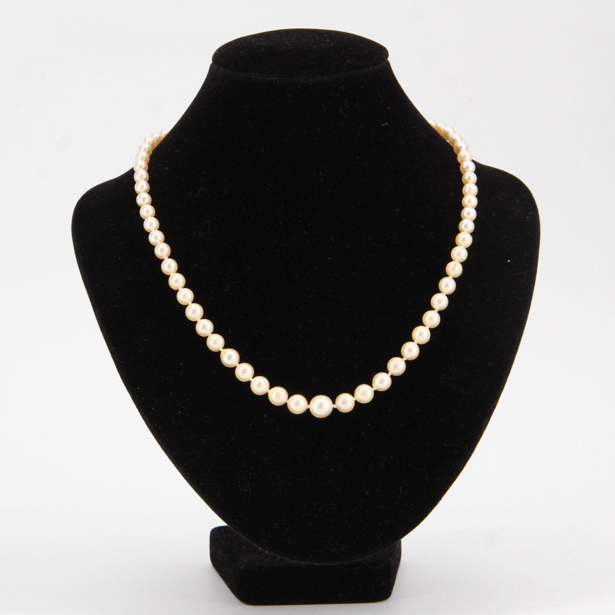 Oriental Cream Pearl Drop Necklace-photo-3