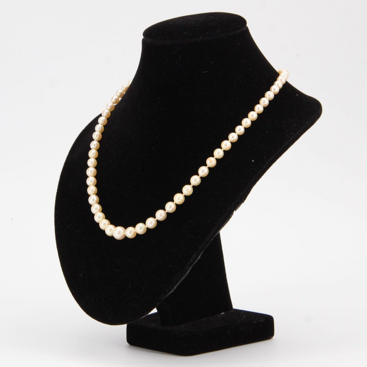 Oriental Cream Pearl Drop Necklace-photo-4