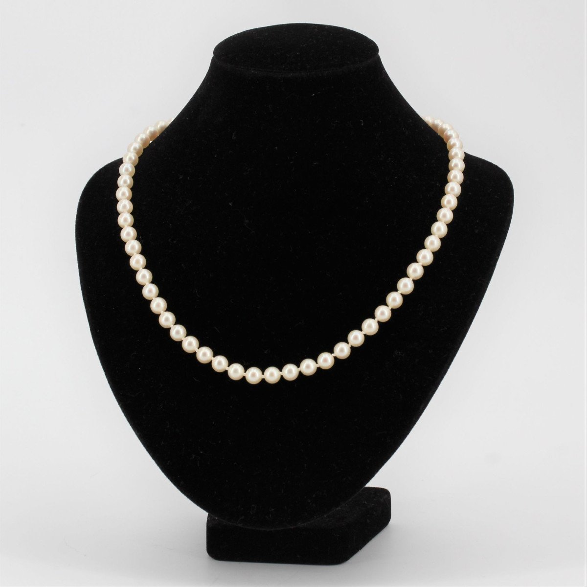 Choker Cultured Pearl Necklace-photo-3