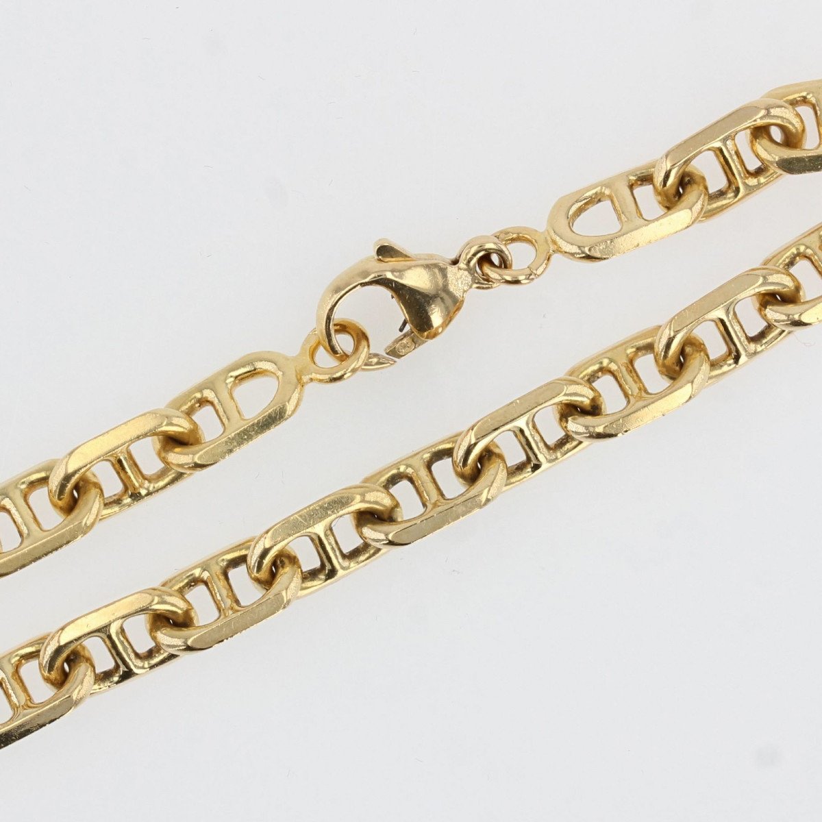 Second Hand Massive Marine Mesh Gold Bracelet-photo-4