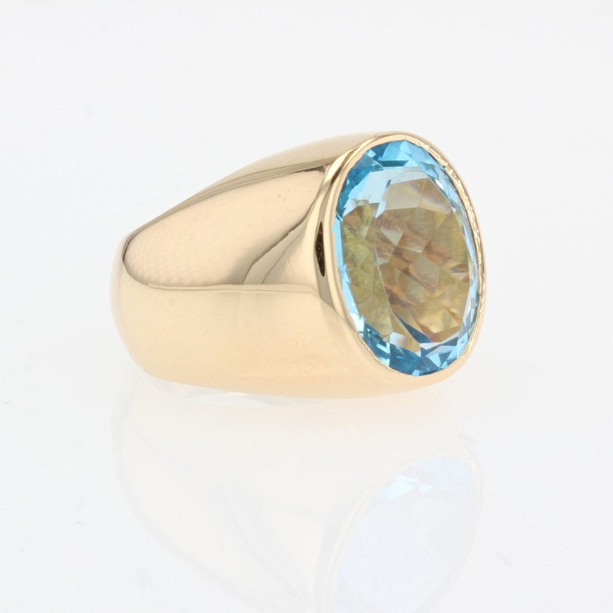 Topaz Ring Gold Bangle-photo-4