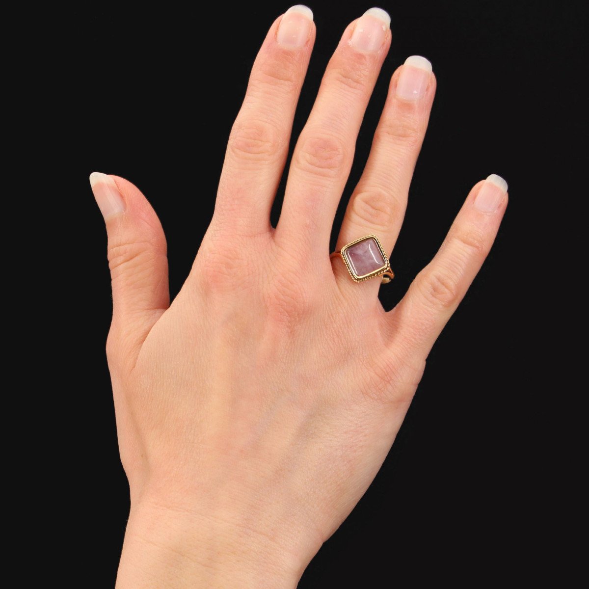 Old Amethyst And Gold Ring-photo-2