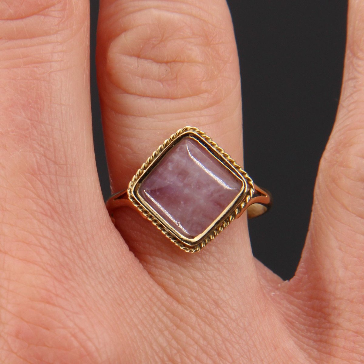 Old Amethyst And Gold Ring-photo-1