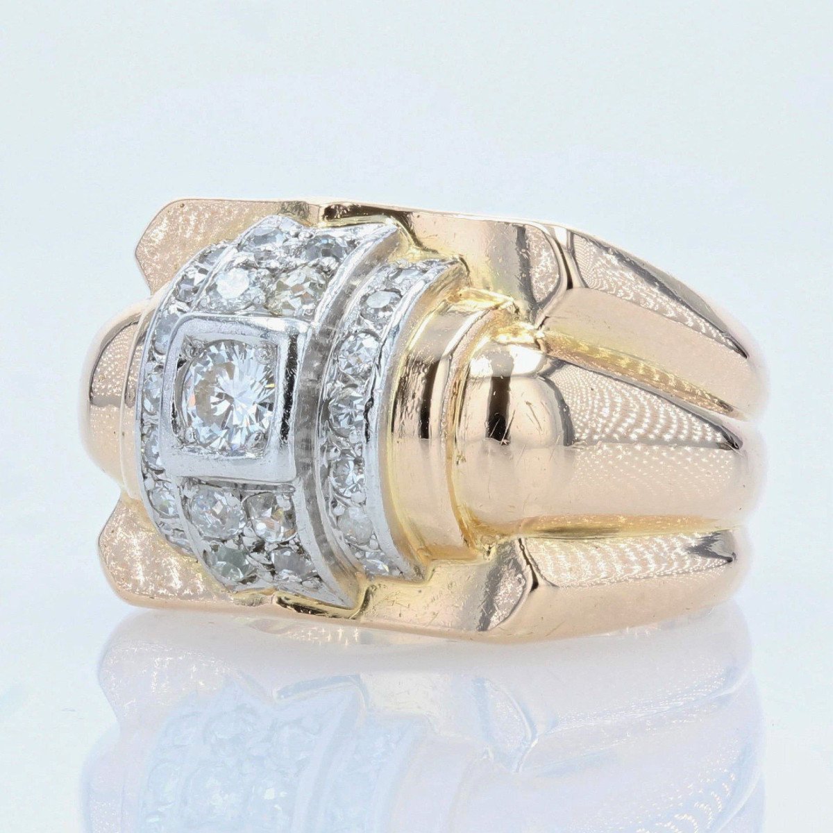 Tank Diamond Signet Ring-photo-4