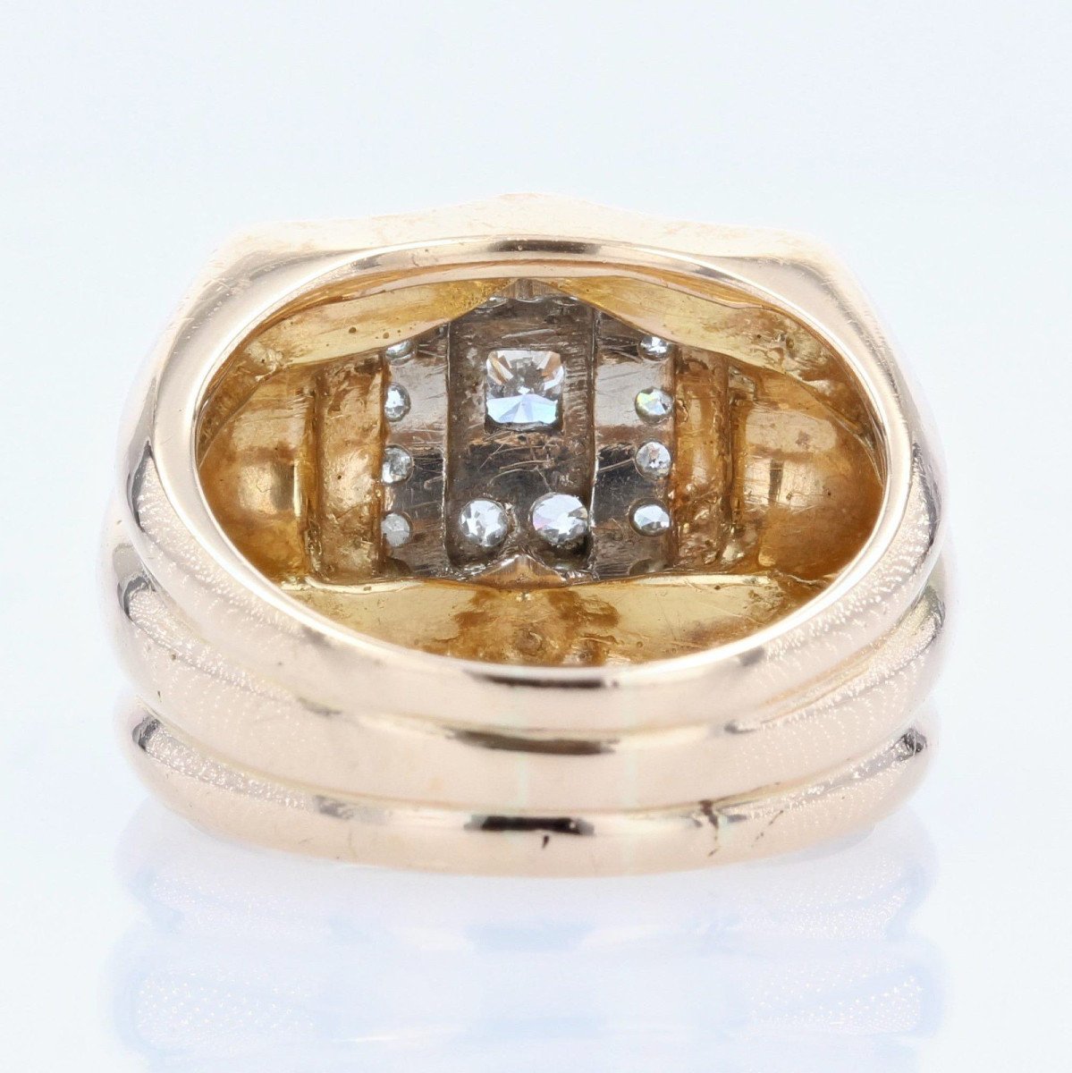 Tank Diamond Signet Ring-photo-5