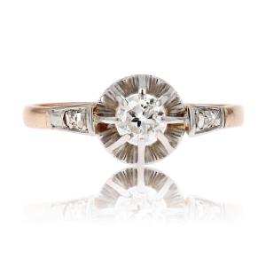 Old Solitaire Diamond Ring