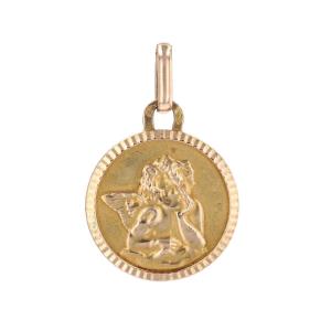 Médaille Angelot Or Rose