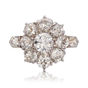 Old Marguerite Diamond Ring