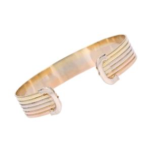 Cartier Style 3 Gold Bracelet