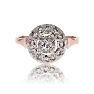 Antique Round Diamond Ring