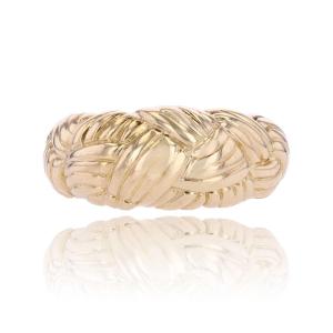 Braided Yellow Gold Ring