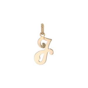 J Gold Pendant