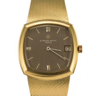 Eterna Matic 3000 Gold Watch