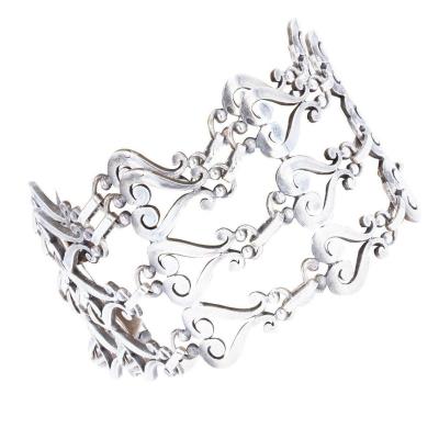 Bracelet Manchette En Argent