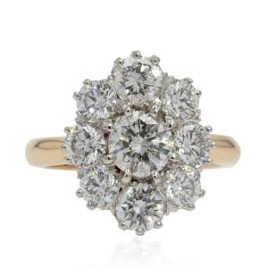 Bague Diamants Pompadour