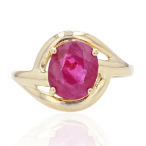 Bague En Rubis Et Or