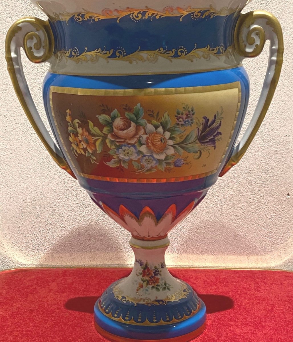 limoges hand painted vase