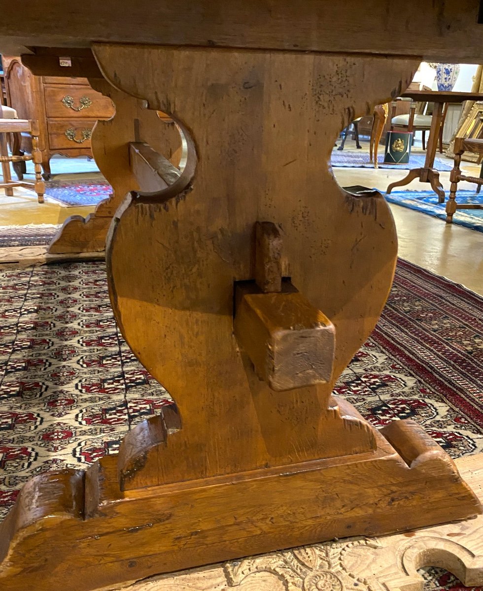 Monastery Table 7cm Solid Oak Tray With Templar Cross Decor-photo-2