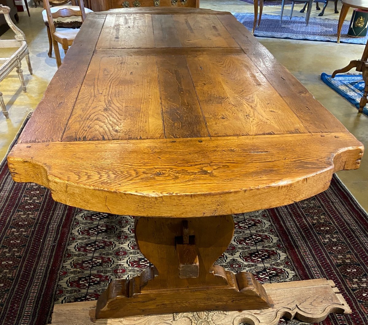 Monastery Table 7cm Solid Oak Tray With Templar Cross Decor-photo-4