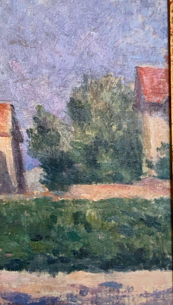 Maximilien   Luce 1902   jardin  ensoleillé  chez   CHARPENTIER  Avec  Certificat De Mdme Bazetoux-photo-4