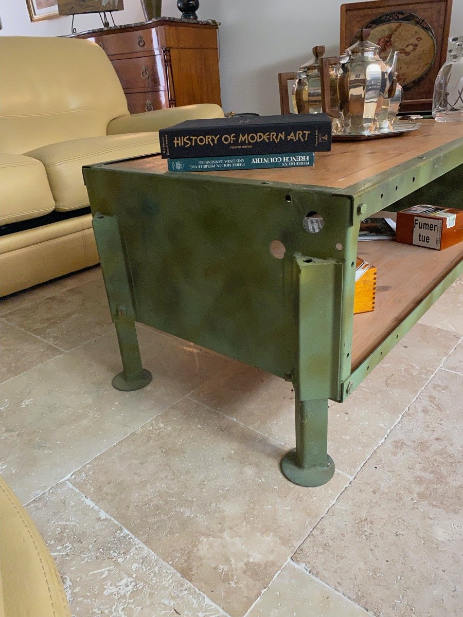 Industrial Contemporary Design Coffee Table-photo-6