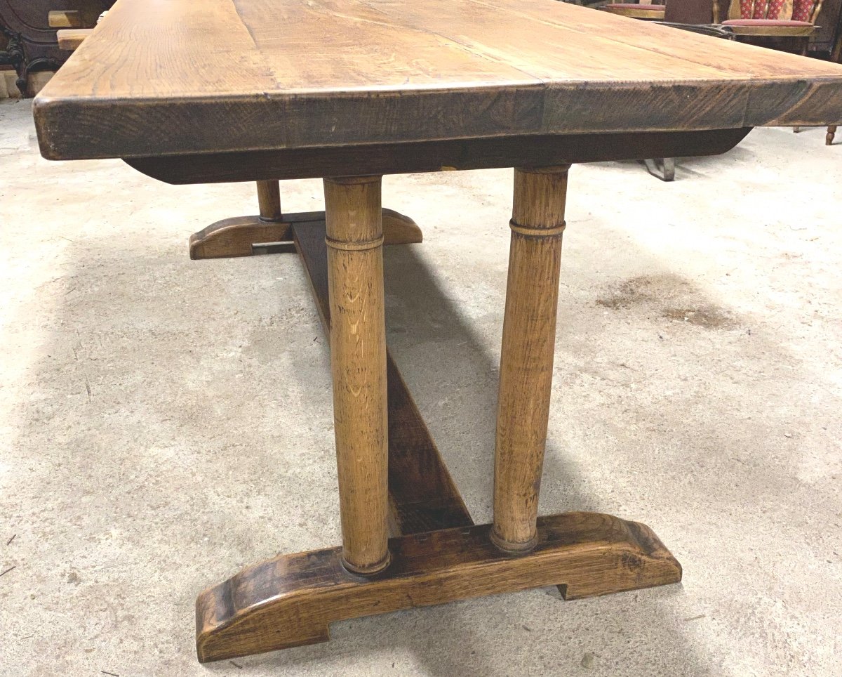 Table In Solid Light Oak      Handcrafted Work-photo-3