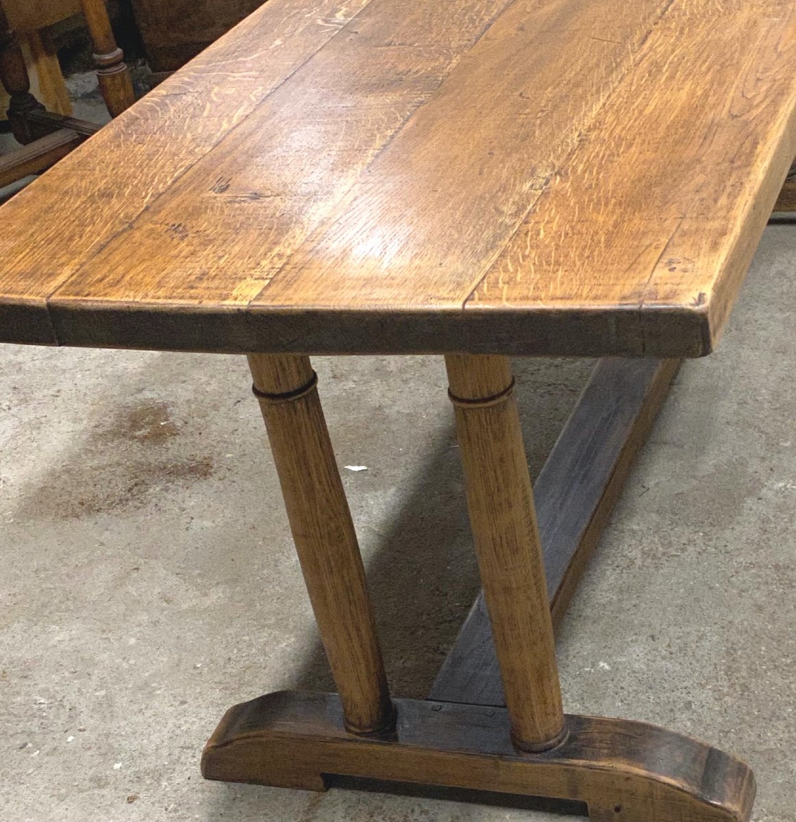 Table In Solid Light Oak      Handcrafted Work-photo-4
