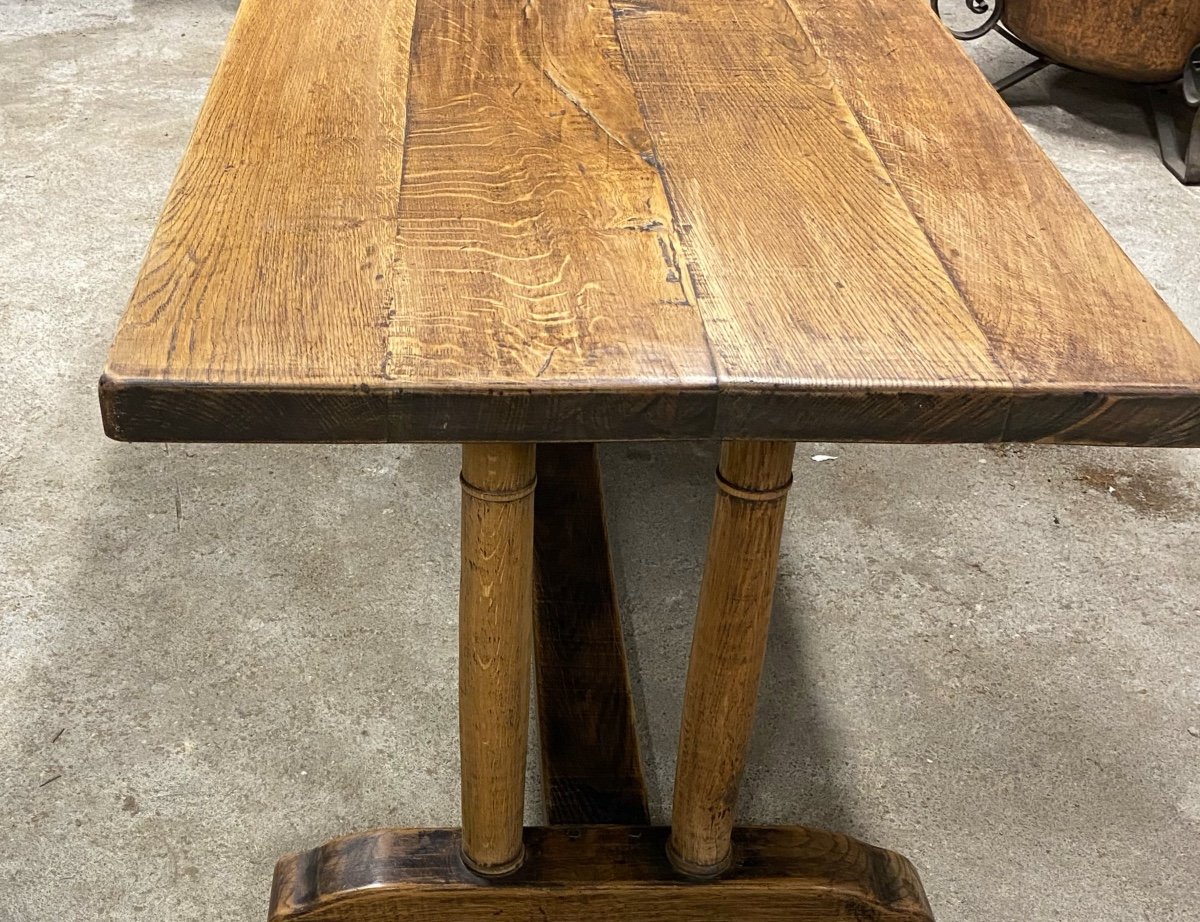 Table In Solid Light Oak      Handcrafted Work-photo-1