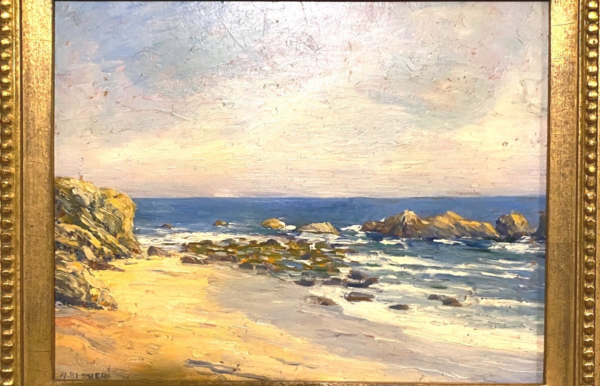 Anna Risher  Peintre Americaine Impressionniste   Laguna Beach  Californie  1875-46-photo-2