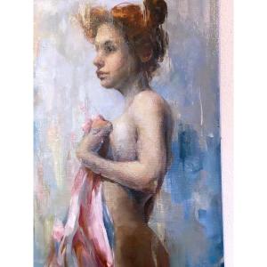 Contemporary Workshop Model Study Signed Mashajeva 