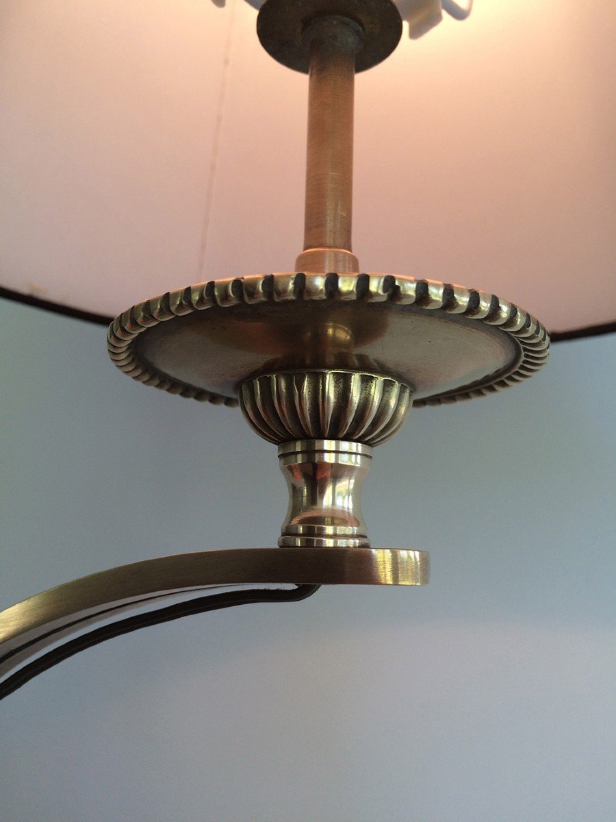 Brass Removable Reading Lamp. Frech Work In The Style Of Maison Jansen. Circa 1940-photo-4