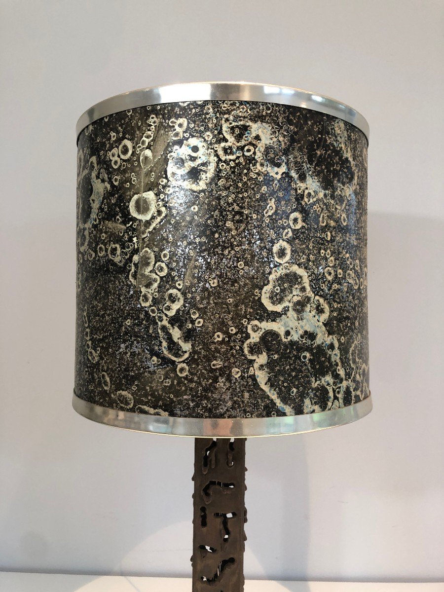 Worked Steel Design Table Lamp-photo-1