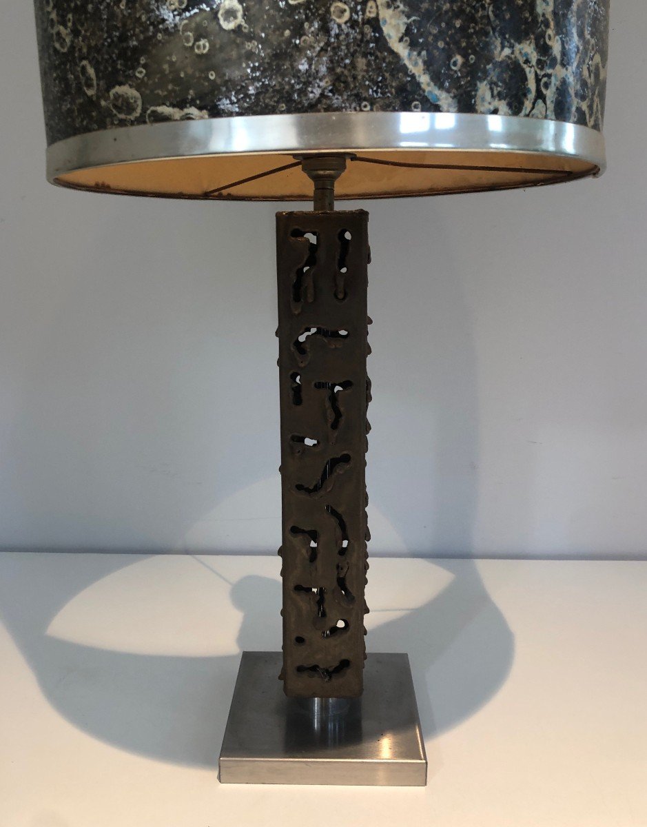 Worked Steel Design Table Lamp-photo-2