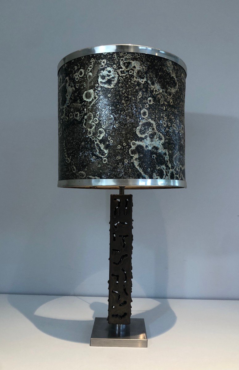 Worked Steel Design Table Lamp-photo-7