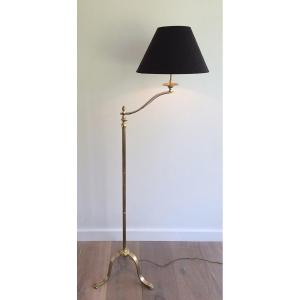 Brass Removable Reading Lamp. Frech Work In The Style Of Maison Jansen. Circa 1940