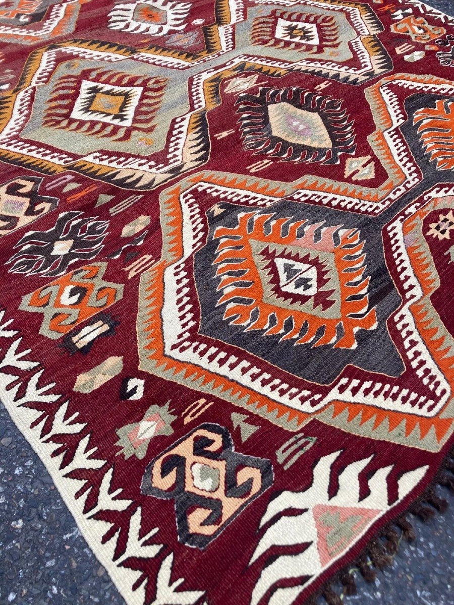 Kilim Mut / Anatolie. Circa 1920. 310 X 147 Cm-photo-2