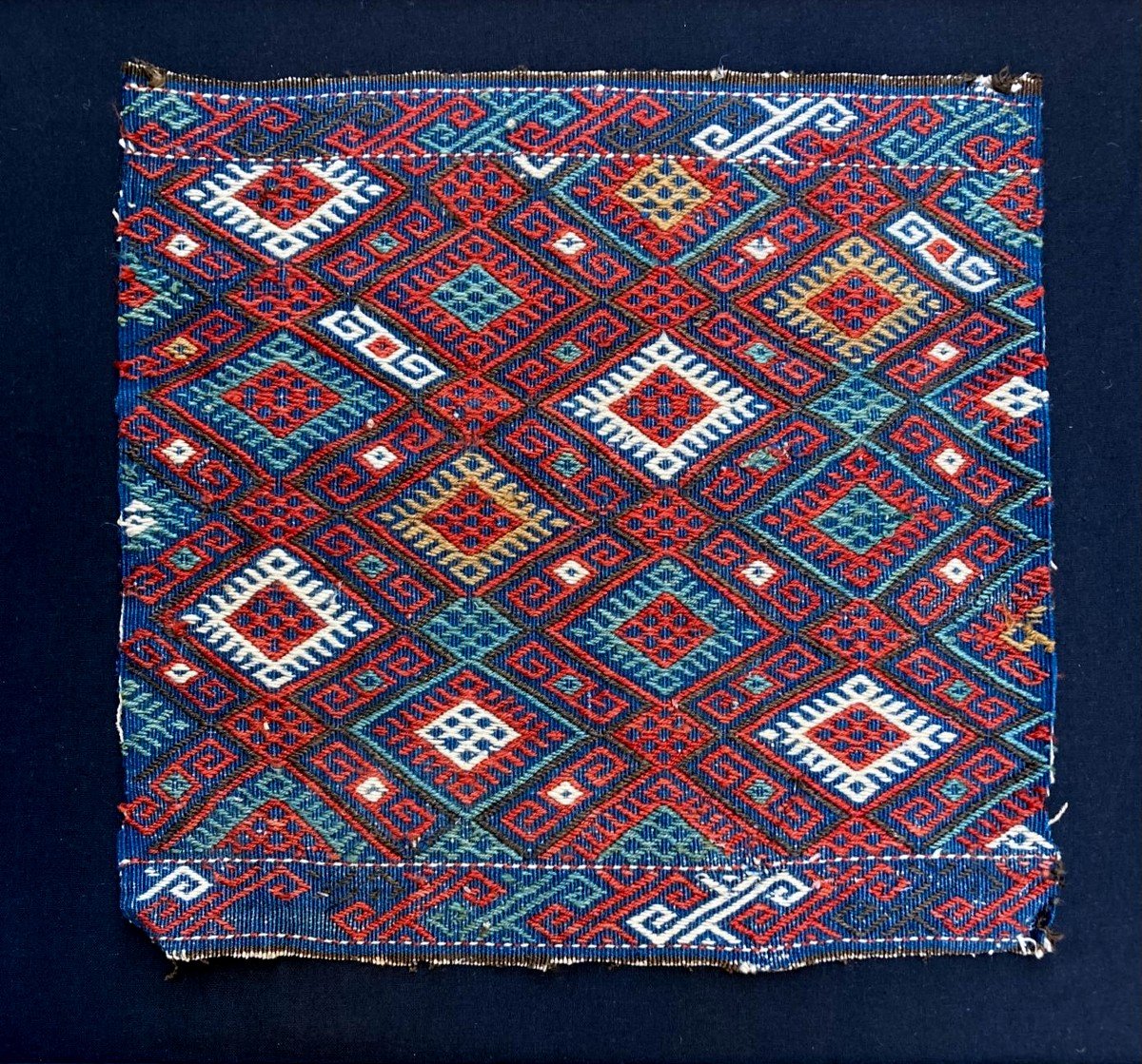 Fragment Maffrash Shahsavan - Perse. Circa 1880. 50 X 50 Cm