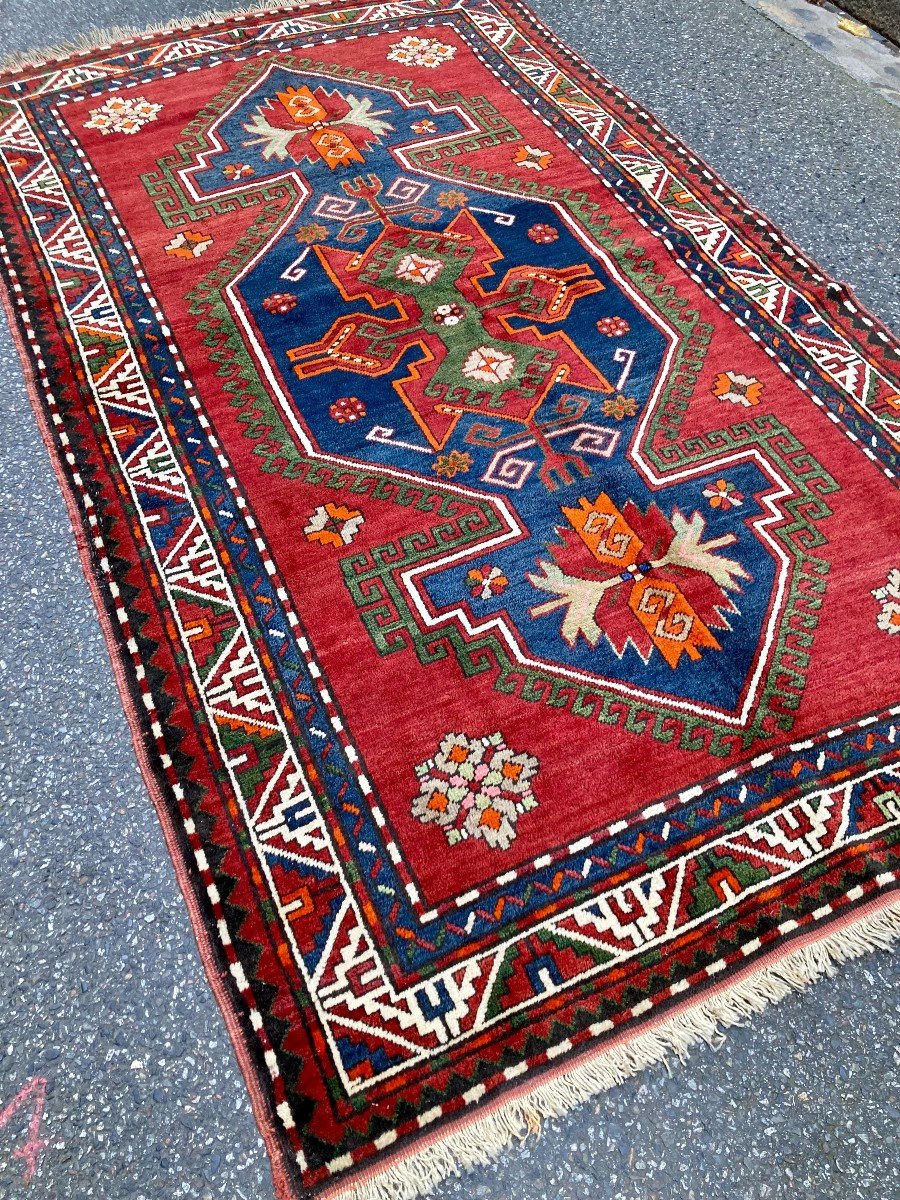 Kazakh Rug - Lori. Circa 1900 / 260 X 150 Cm-photo-2