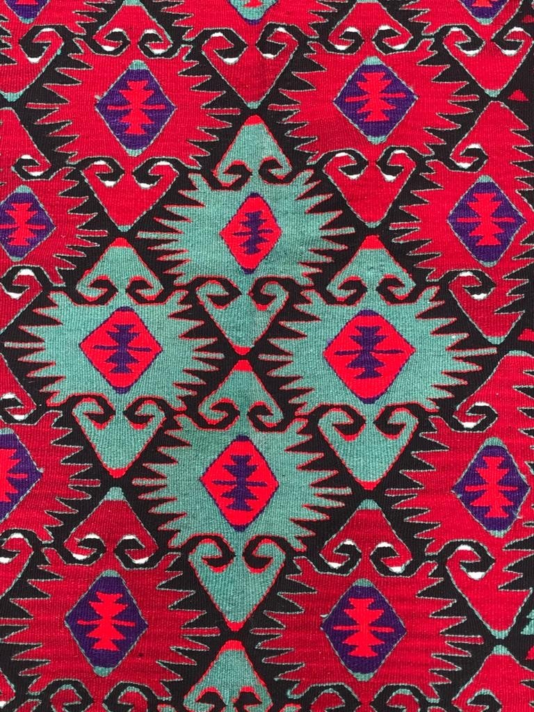 Kilim Barak Gallery- Anatolia. Circa 1970. 340 X 90 Cm-photo-2